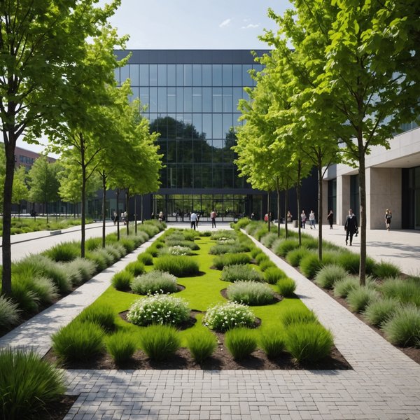 Quelle est la meilleure approche pour intégrer des espaces verts dans les zones industrielles ?